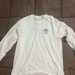 White Long Sleeve Men's Shirt